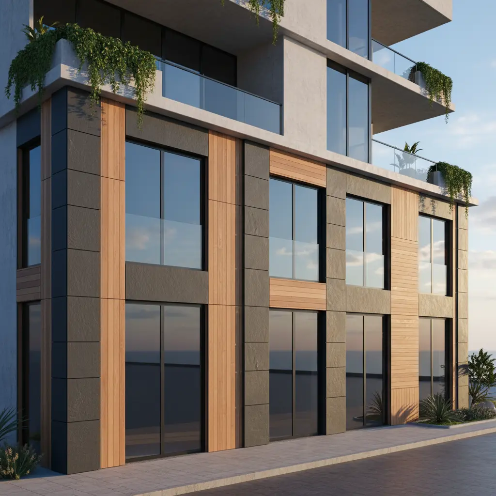 Wpc Wall Panel Interior For Exterior Building Cladding