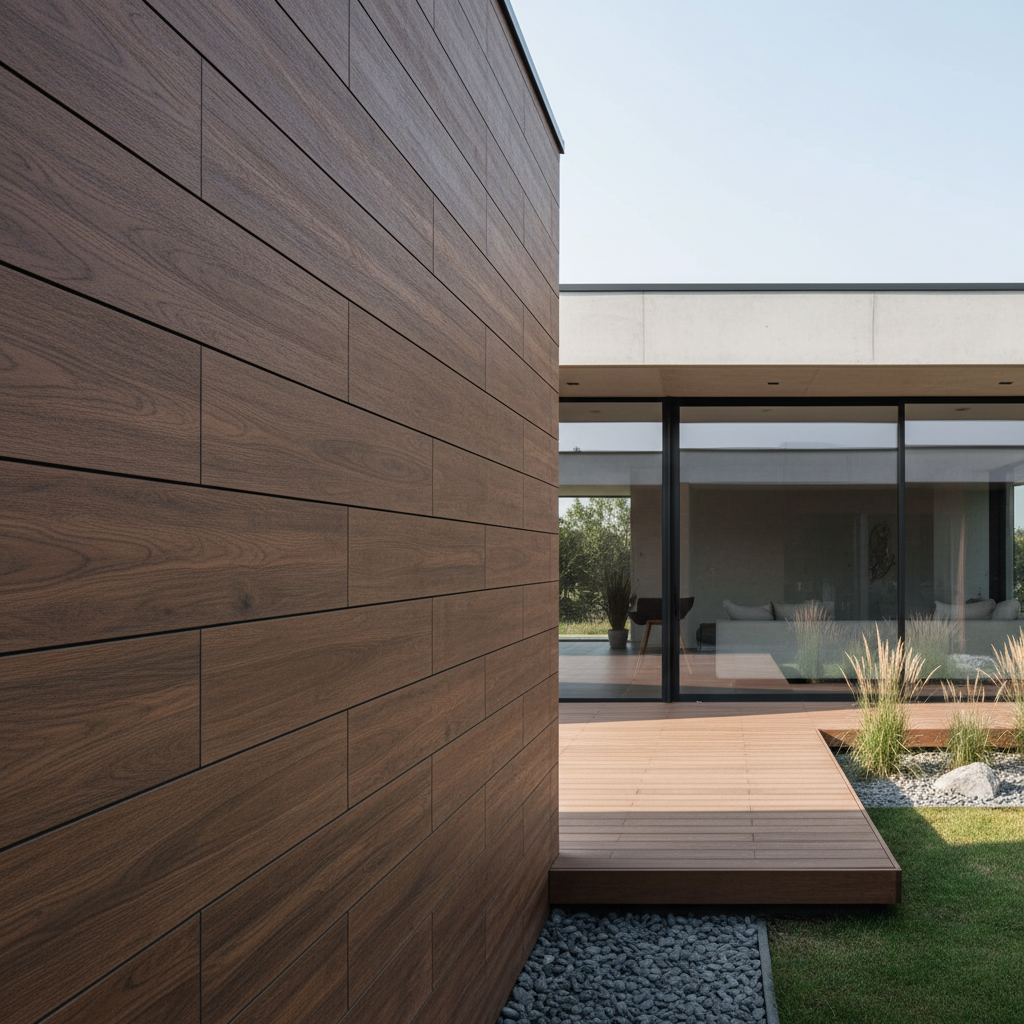 Exterior Wpc Wall Panel For Modern Feature Walls
