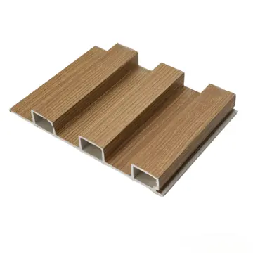 Natural Wood Look WPC Wall Panels Waterproof Moistureproof Wall Cladding