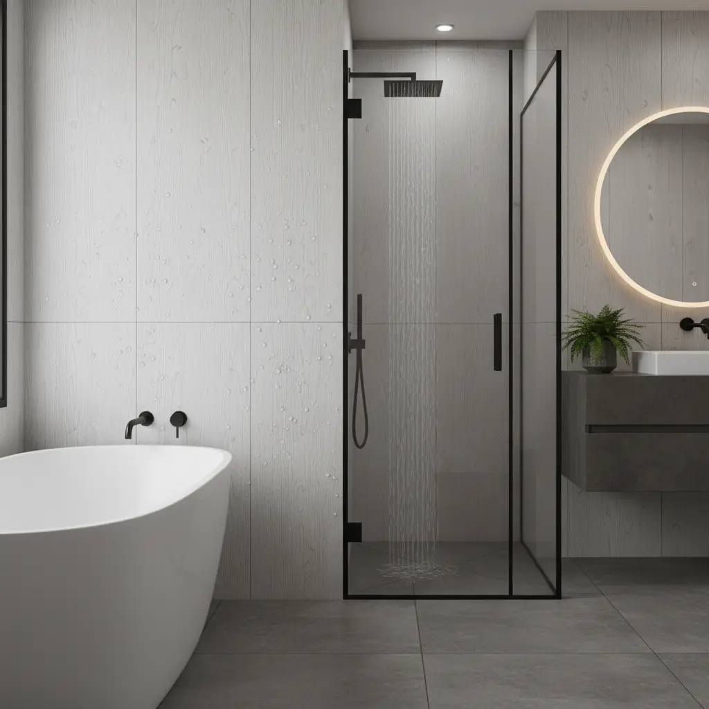 SPC Wall Panel For Waterproof Bathroom Lining
