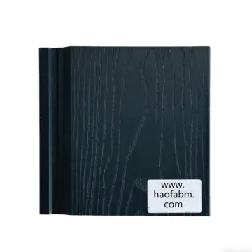 Weather-Resistant WPC Exterior Wall Cladding Wood Grain Texture Outdoor Decor Panels for Villa